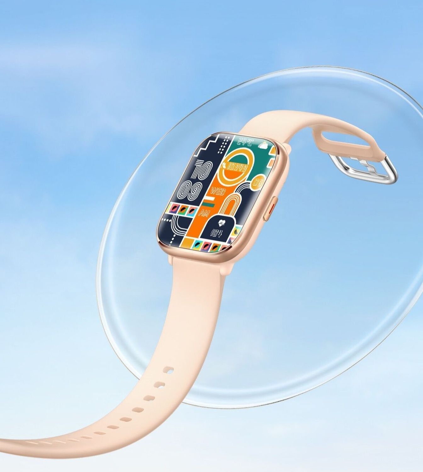 Smartwatch Hagen HB44 – Różowe złoto, silikonowy, dotykowy, zdrowie i sport, IP67 (4).jpg